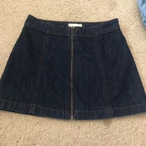 jean skirt, teen skirt, mini skirt, denim